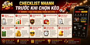 Checklist nhanh trước khi chọn kèo